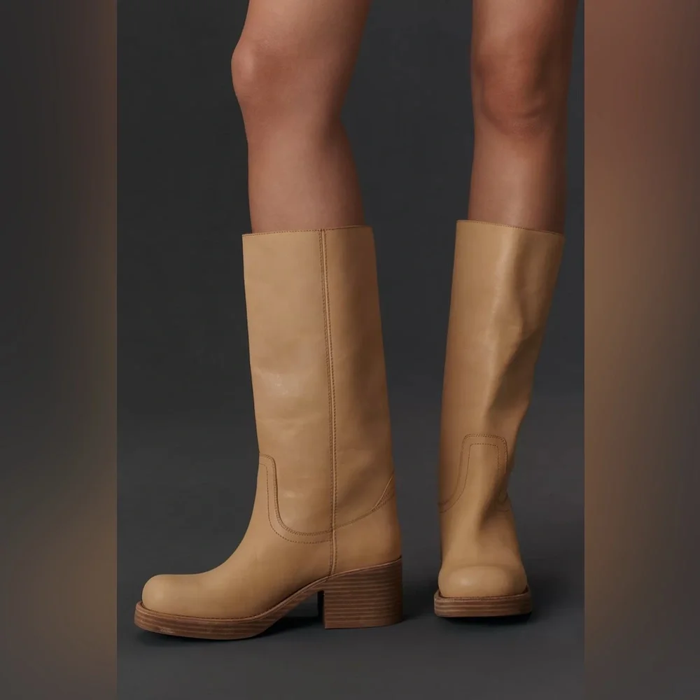 Jeffrey Campbell Reflect Tall Pull-On Boots - Picture 1 of 11